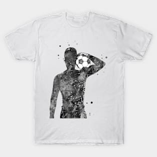 Male Soccer Player T-Shirt